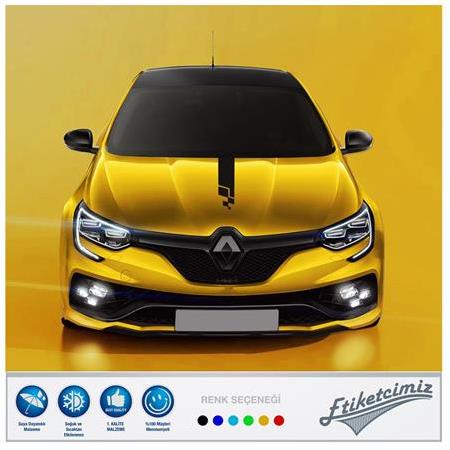 Renault Kısa Şerit Sticker